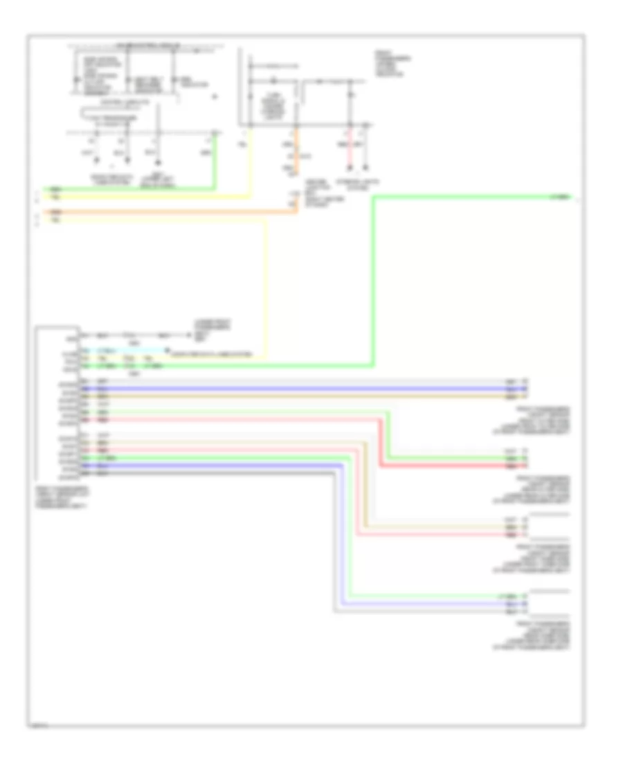 Supplemental Restraints Wiring Diagram (2 of 3) for Honda Odyssey EX-L 2014