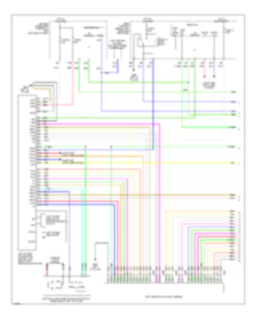 Power Sliding Door Wiring Diagram 1 of 4 for Honda Odyssey EX L 2014