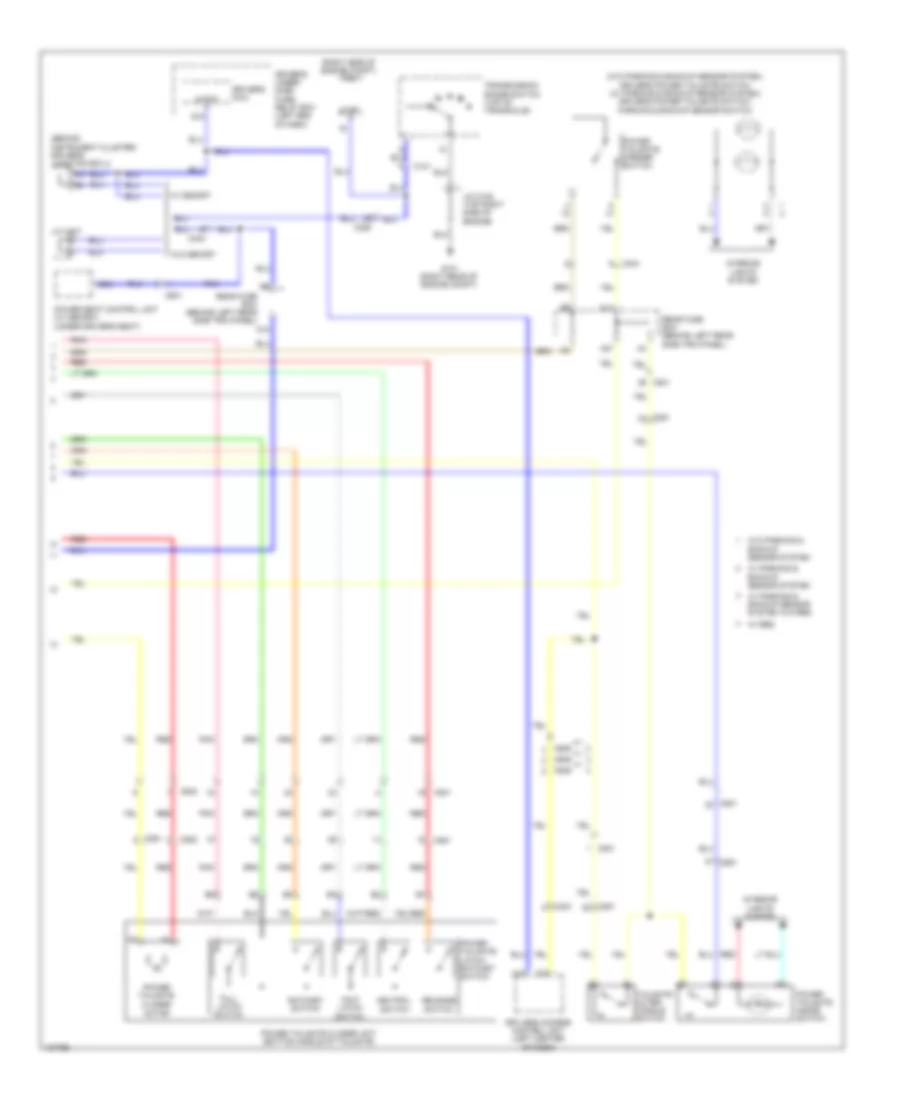 Power Tailgate Wiring Diagram (2 of 2) for Honda Odyssey EX-L 2014
