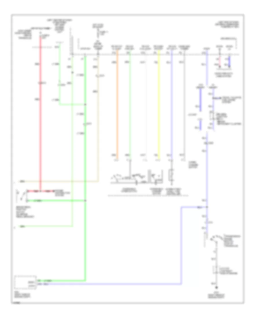 Front WiperWasher Wiring Diagram (2 of 2) for Honda Odyssey EX-L 2014