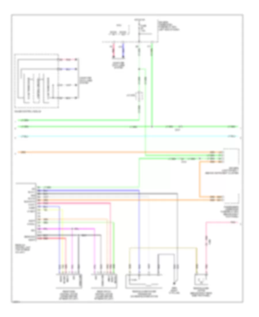 Manual AC Wiring Diagram (2 of 3) for Honda Odyssey EX-L 2014