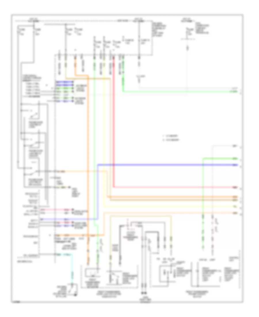Forced Entry Wiring Diagram 1 of 8 for Honda Odyssey EX L 2014