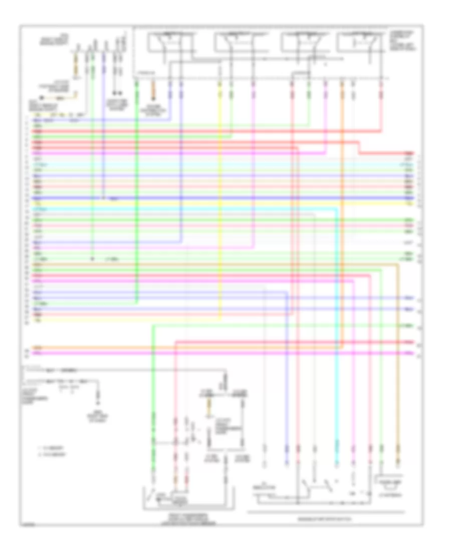 Forced Entry Wiring Diagram (6 of 8) for Honda Odyssey EX-L 2014