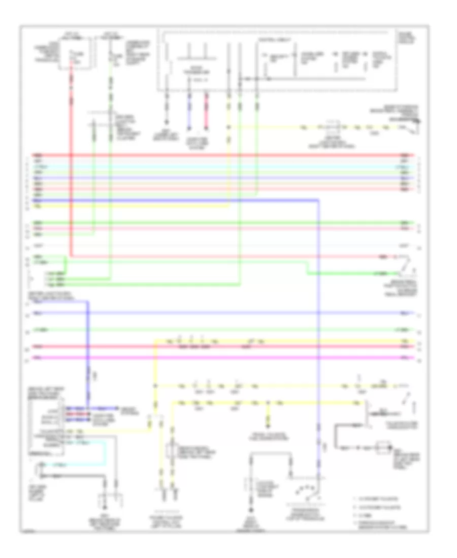Forced Entry Wiring Diagram 7 of 8 for Honda Odyssey EX L 2014