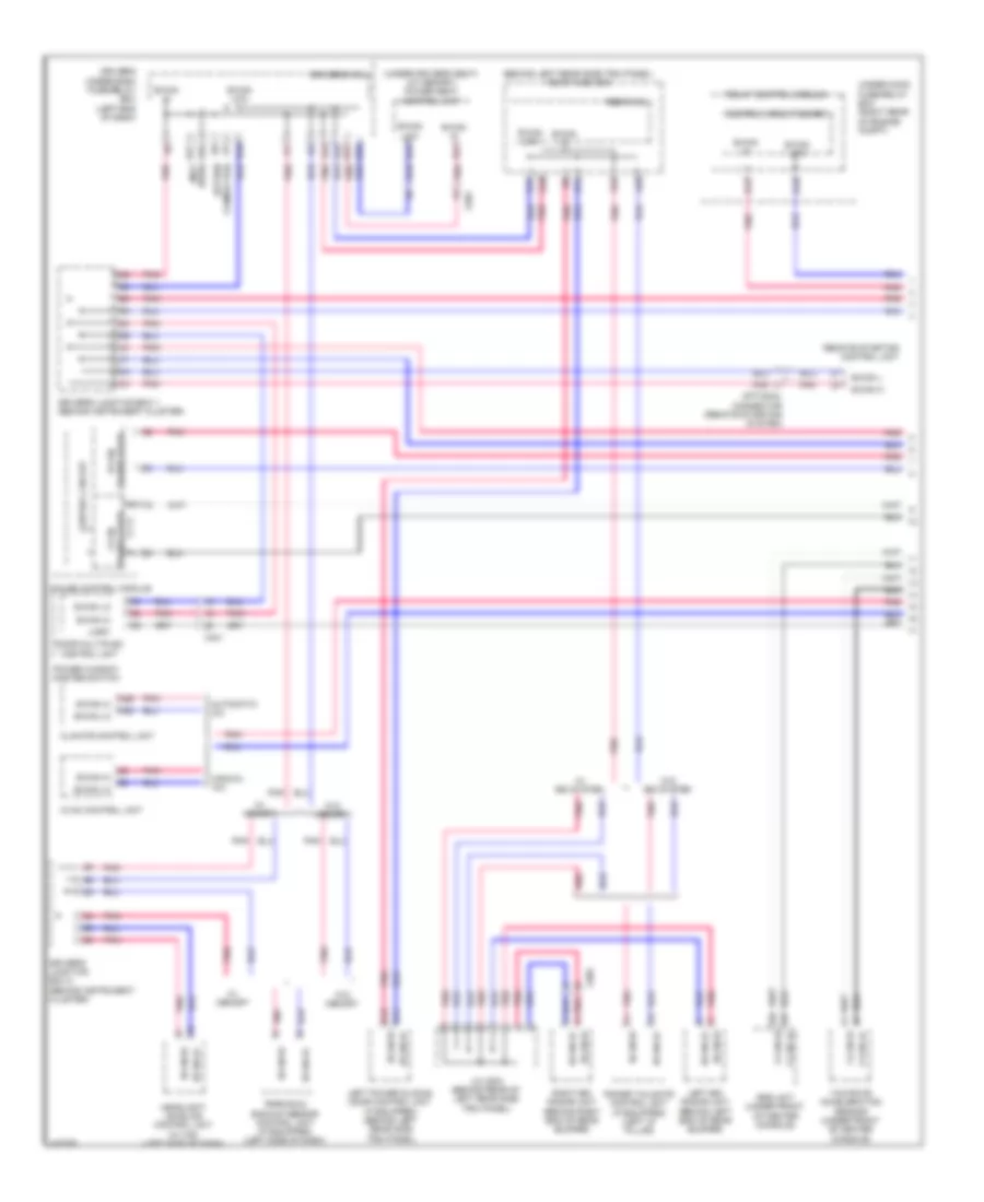 F CAN  B CAN Wiring Diagram 1 of 2 for Honda Odyssey EX L 2014
