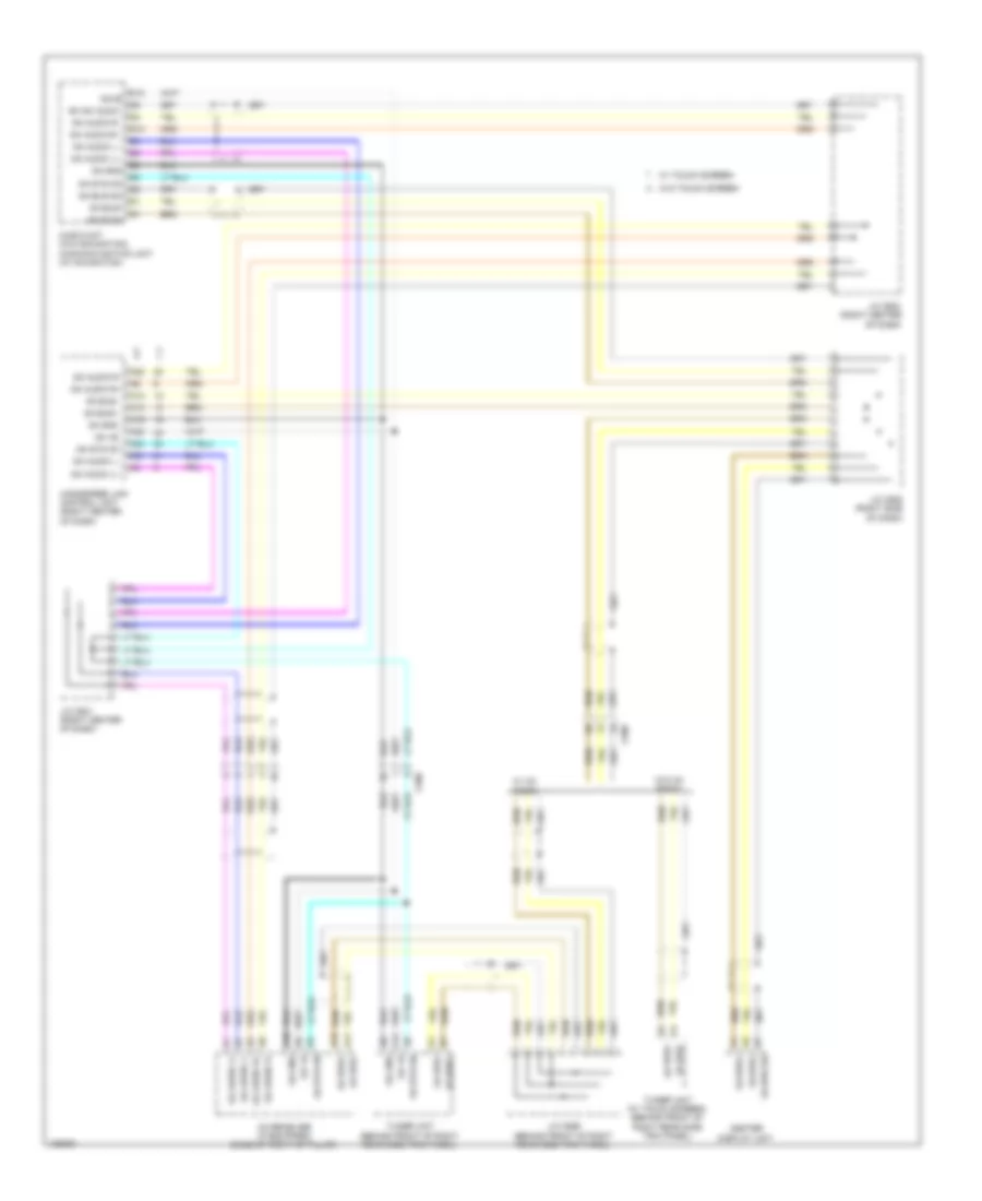 GA NET Bus GA NET Audio Wiring Diagram without RES for Honda Odyssey EX L 2014