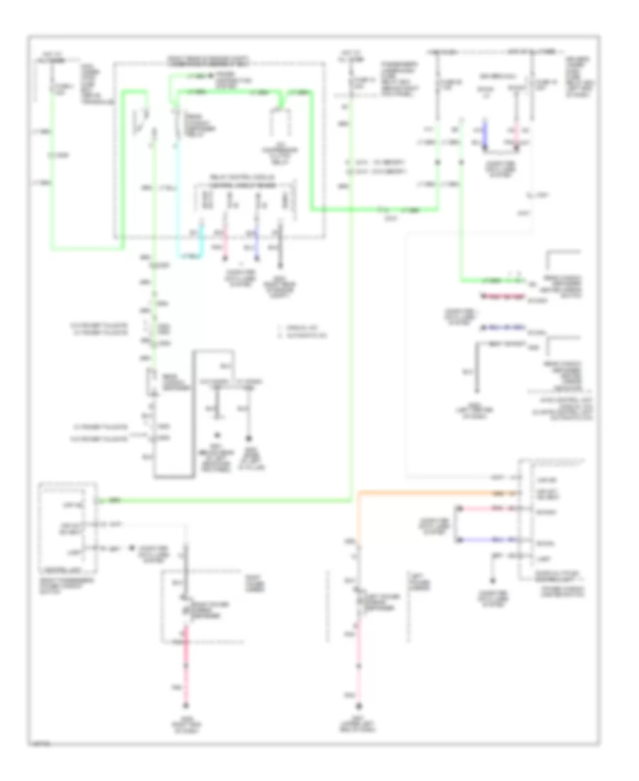 Defoggers Wiring Diagram for Honda Odyssey EX-L 2014
