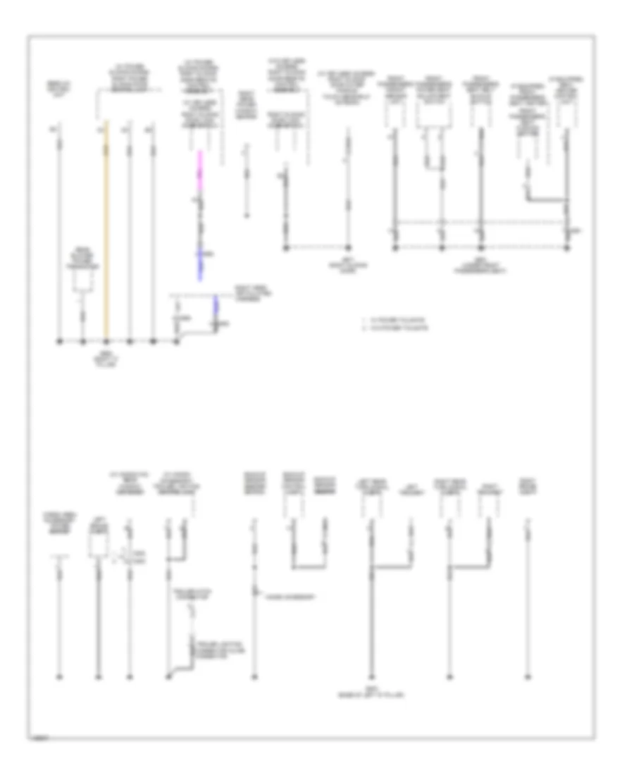 Ground Distribution Wiring Diagram 5 of 5 for Honda Odyssey EX L 2014