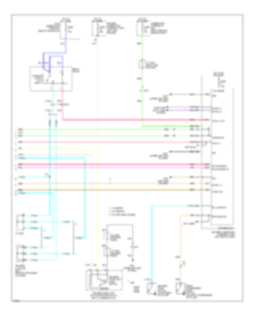 Courtesy Lamps Wiring Diagram 4 of 4 for Honda Odyssey EX L 2014