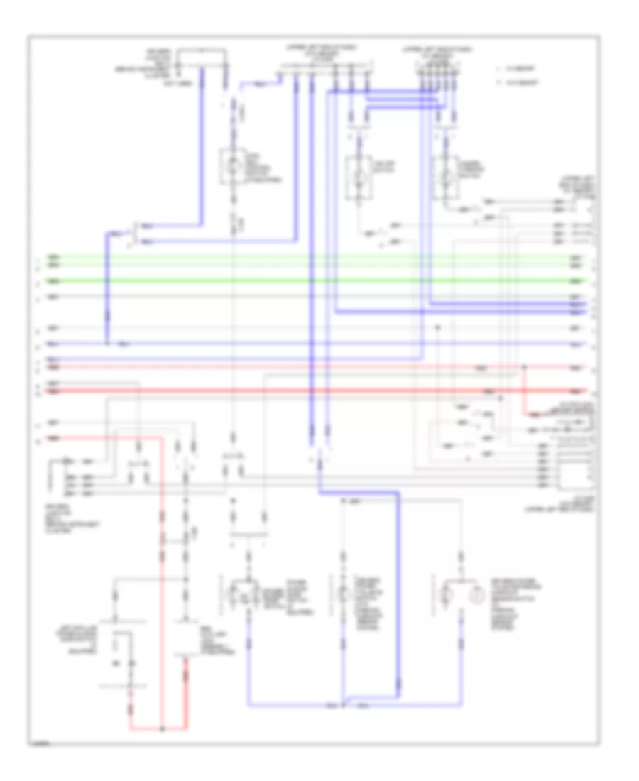 Instrument Illumination Wiring Diagram (4 of 5) for Honda Odyssey EX-L 2014
