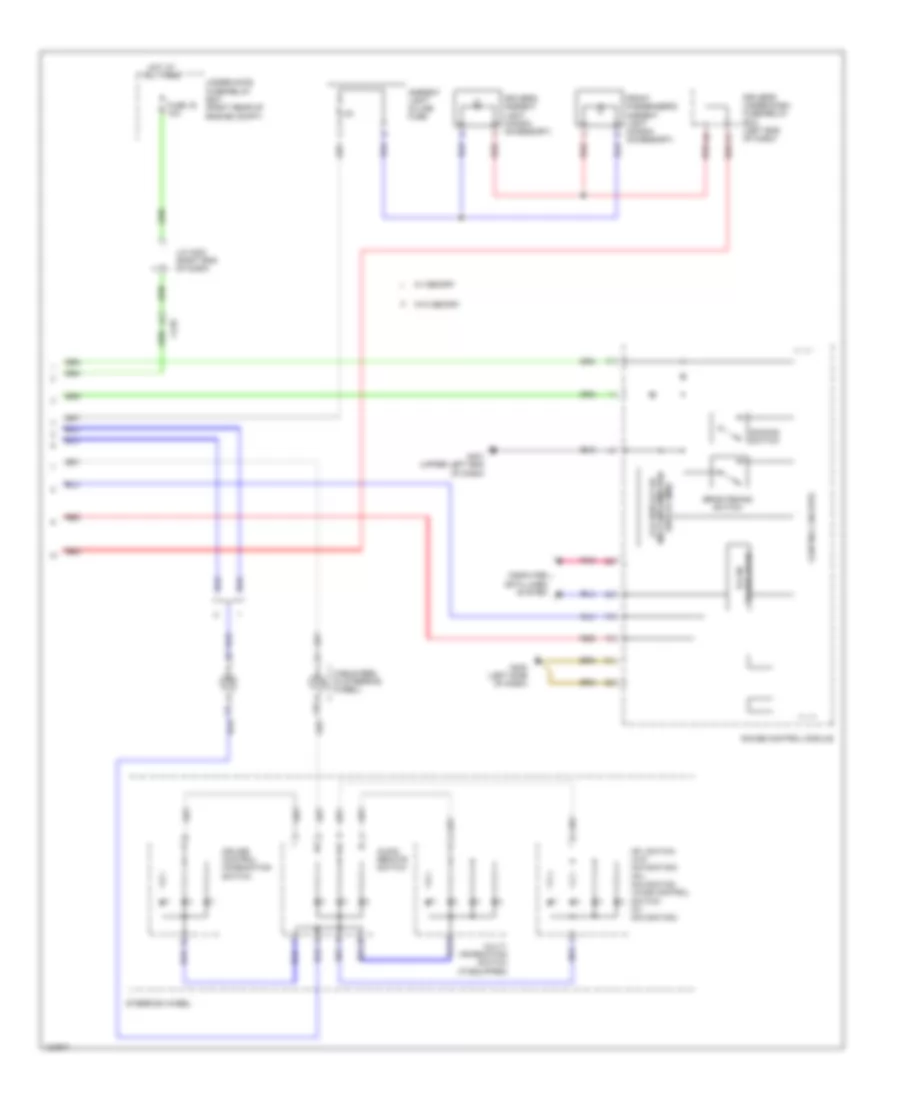 Instrument Illumination Wiring Diagram (5 of 5) for Honda Odyssey EX-L 2014