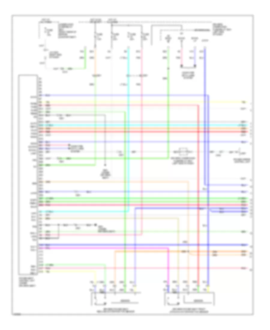 Memory Seat Wiring Diagram (1 of 3) for Honda Odyssey EX-L 2014
