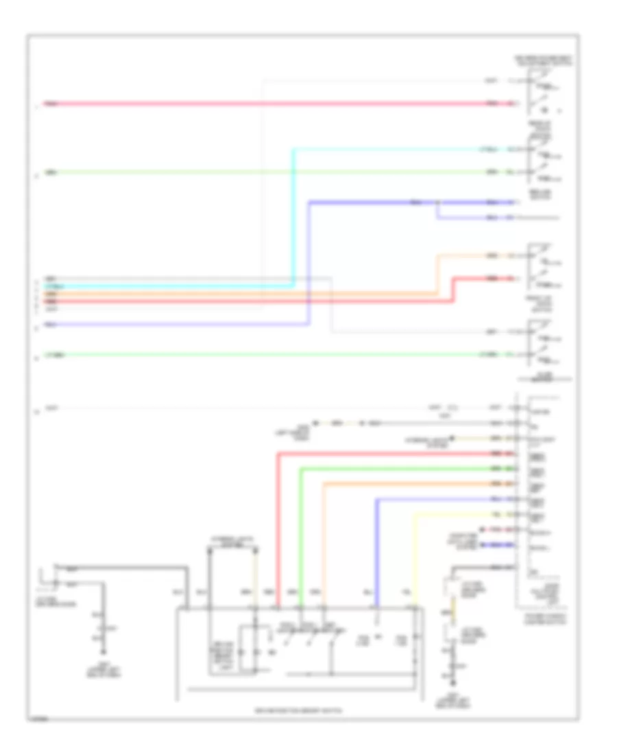 Memory Seat Wiring Diagram (3 of 3) for Honda Odyssey EX-L 2014
