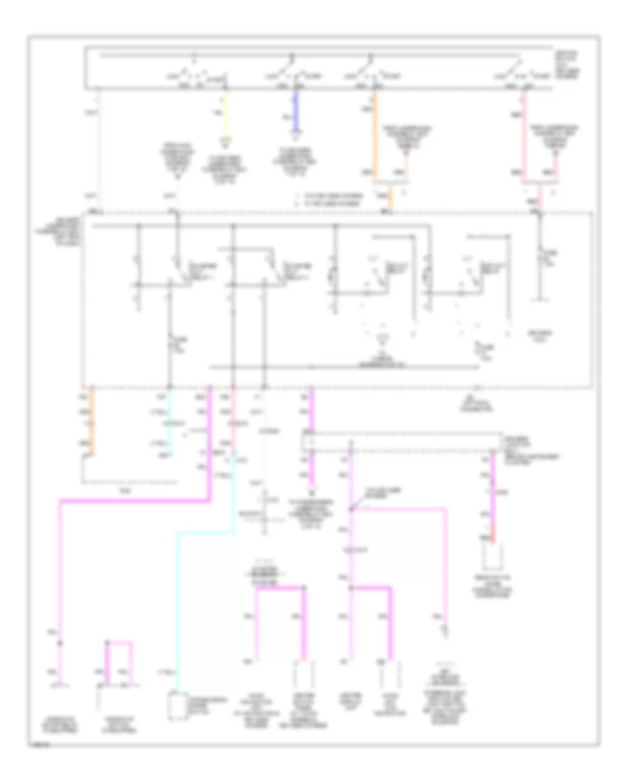 Power Distribution Wiring Diagram (5 of 10) for Honda Odyssey EX-L 2014
