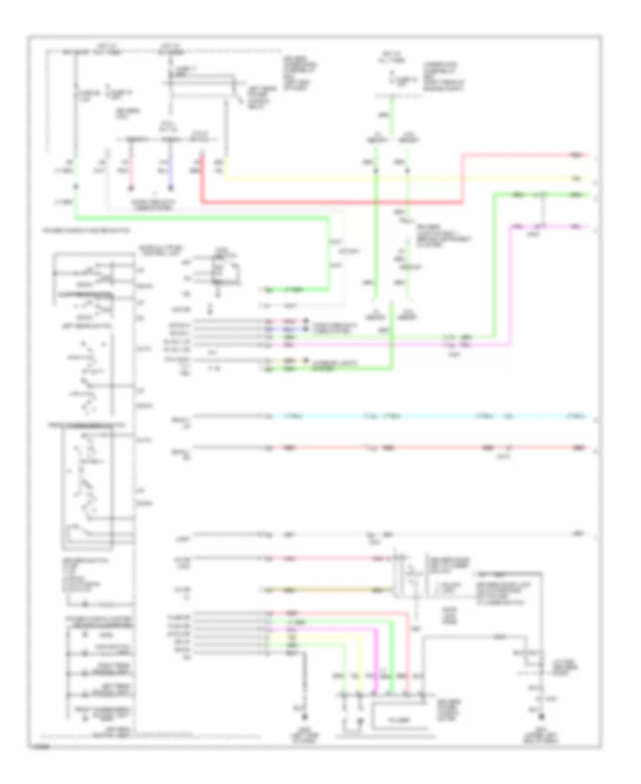 Power Windows Wiring Diagram 1 of 2 for Honda Odyssey EX L 2014
