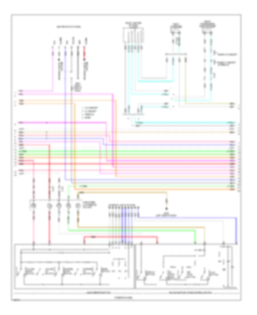 Radio Wiring Diagram, with Navigation (2 of 7) for Honda Odyssey EX-L 2014