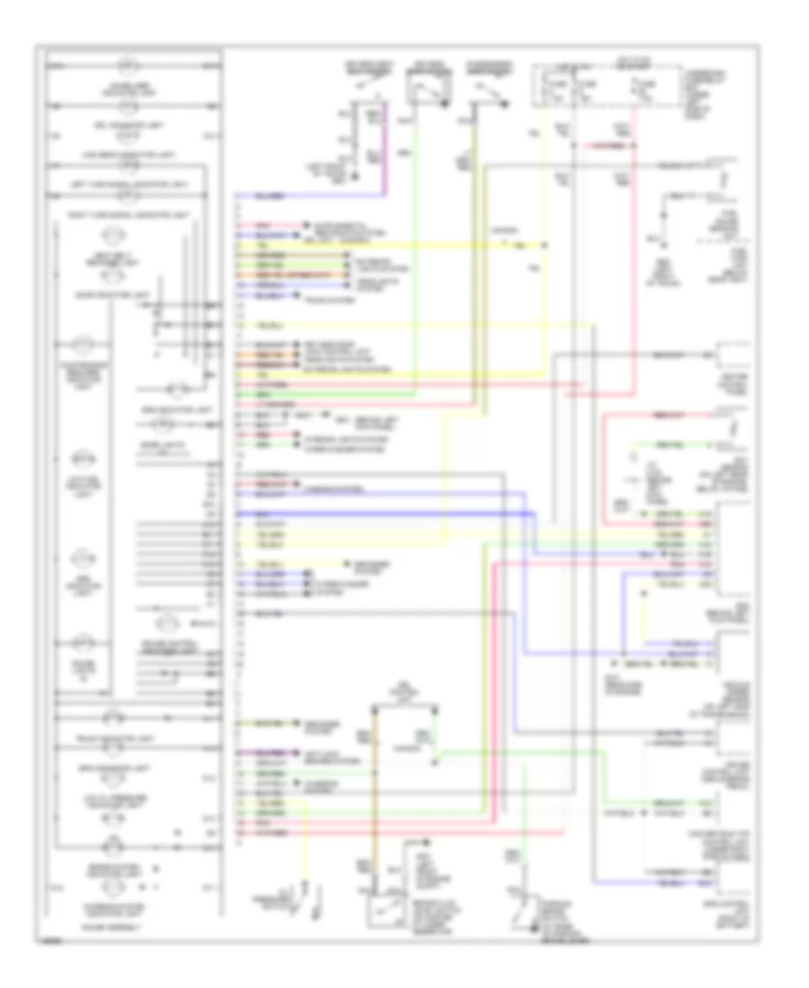 Instrument Cluster Wiring Diagram for Honda S2003 2000
