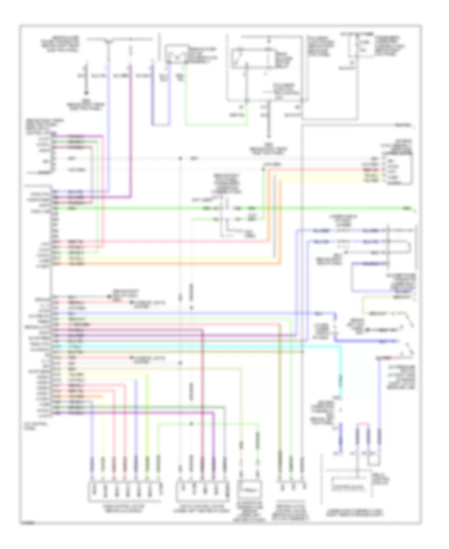 Manual A C Wiring Diagram 1 of 2 for Honda Odyssey EX 2009
