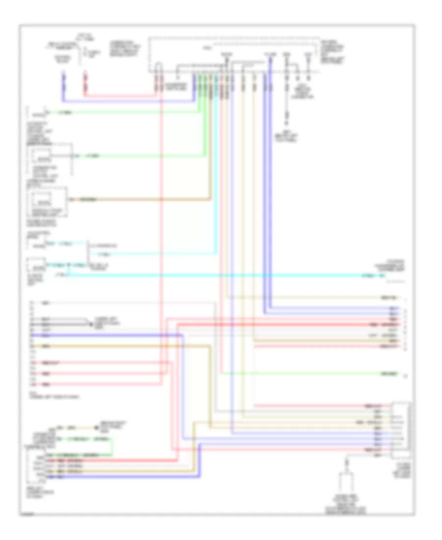 Computer Data Lines Wiring Diagram 1 of 2 for Honda Odyssey EX 2009
