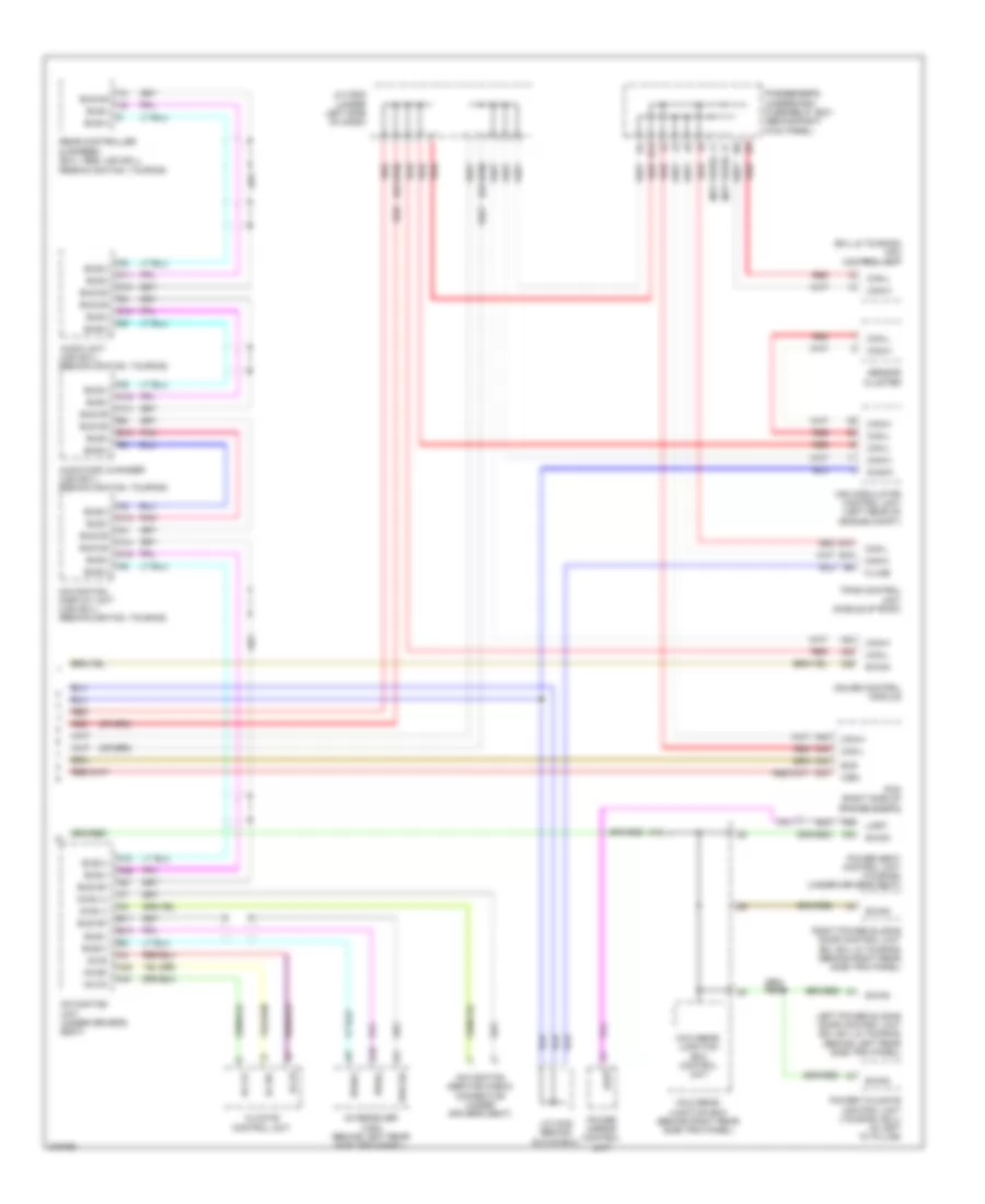 Computer Data Lines Wiring Diagram 2 of 2 for Honda Odyssey EX 2009