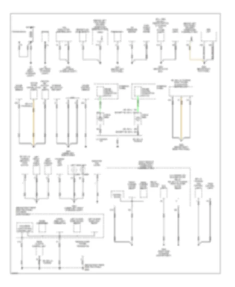 Ground Distribution Wiring Diagram 1 of 5 for Honda Odyssey EX 2009