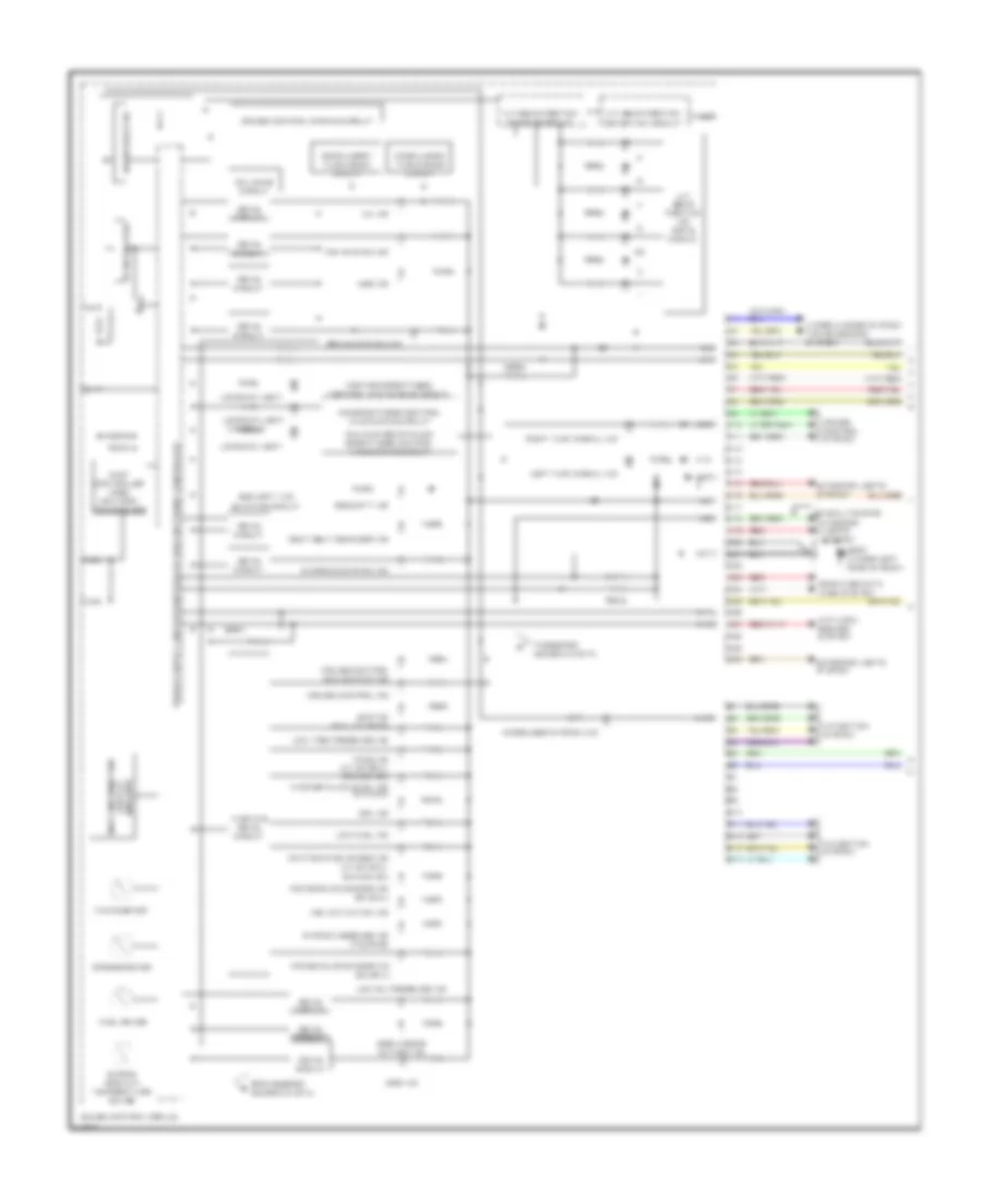 Instrument Cluster Wiring Diagram 1 of 3 for Honda Odyssey EX 2009