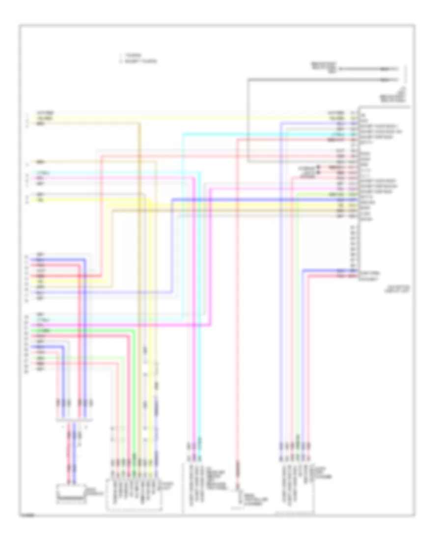 Navigation Wiring Diagram (3 of 3) for Honda Odyssey EX 2009