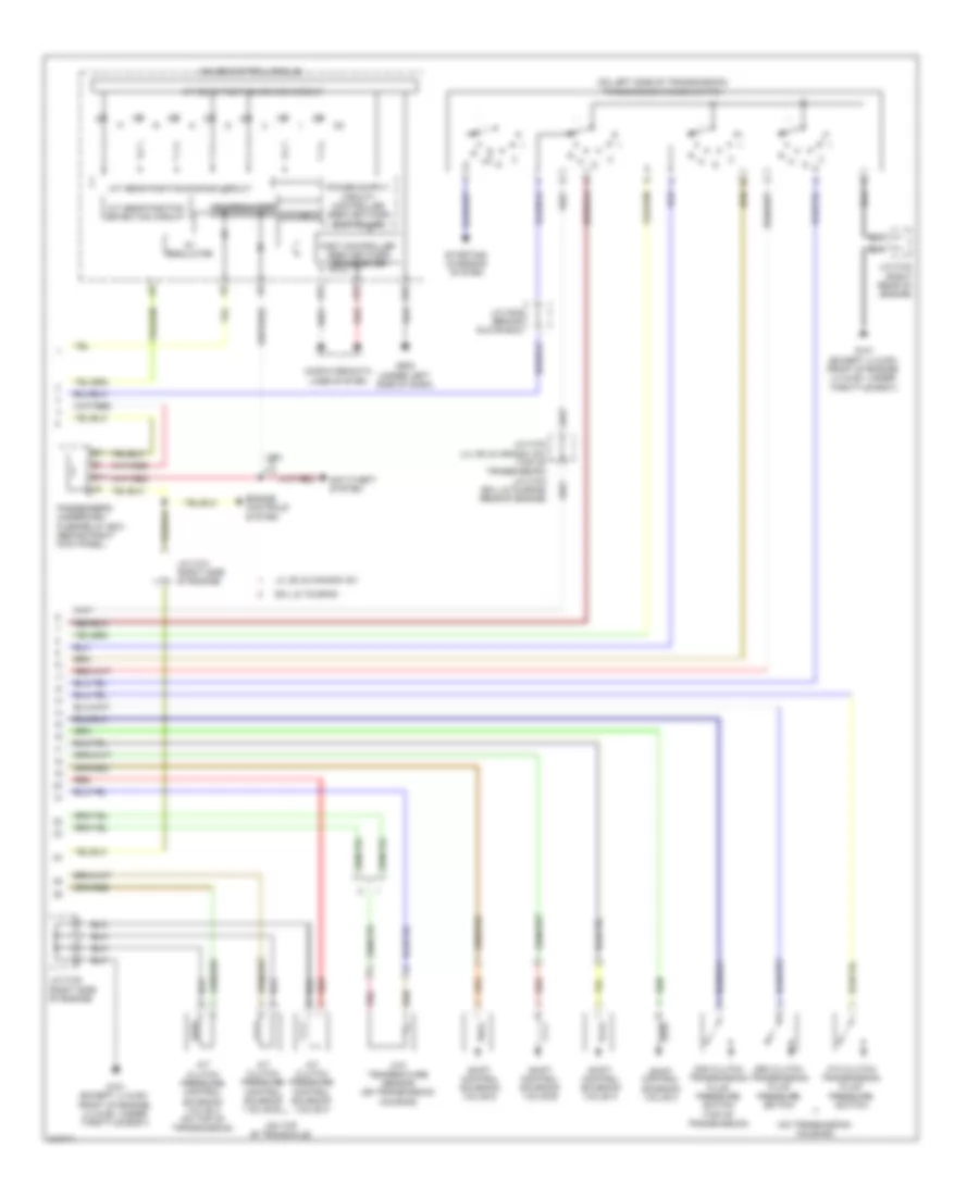 Transmission Wiring Diagram (2 of 2) for Honda Odyssey EX 2009