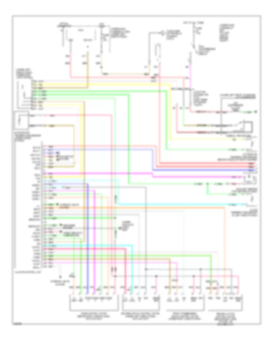 Automatic AC Wiring Diagram (1 of 2) for Honda CR-V SE 2011