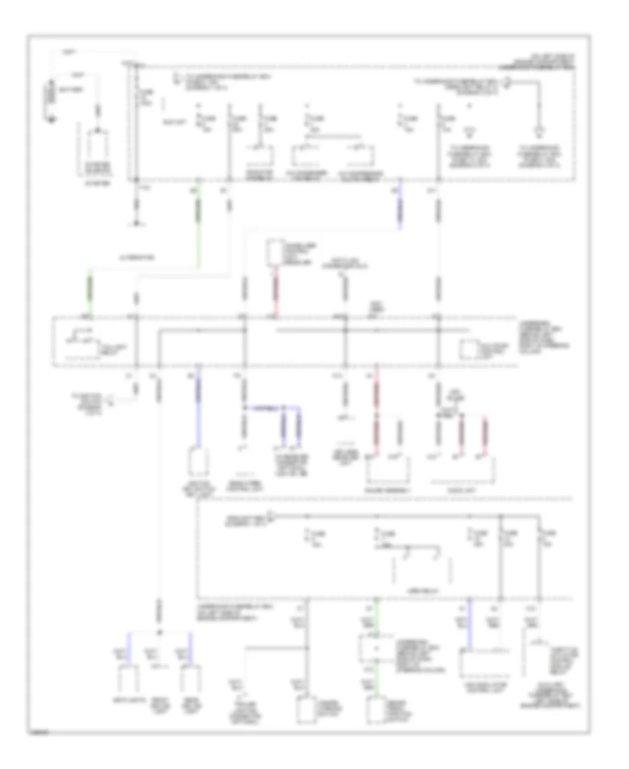 Power Distribution Wiring Diagram 1 of 4 for Honda CR V EX 2006