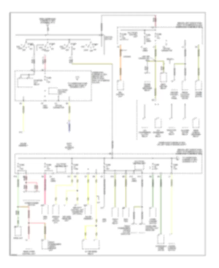 Power Distribution Wiring Diagram 3 of 4 for Honda CR V EX 2006