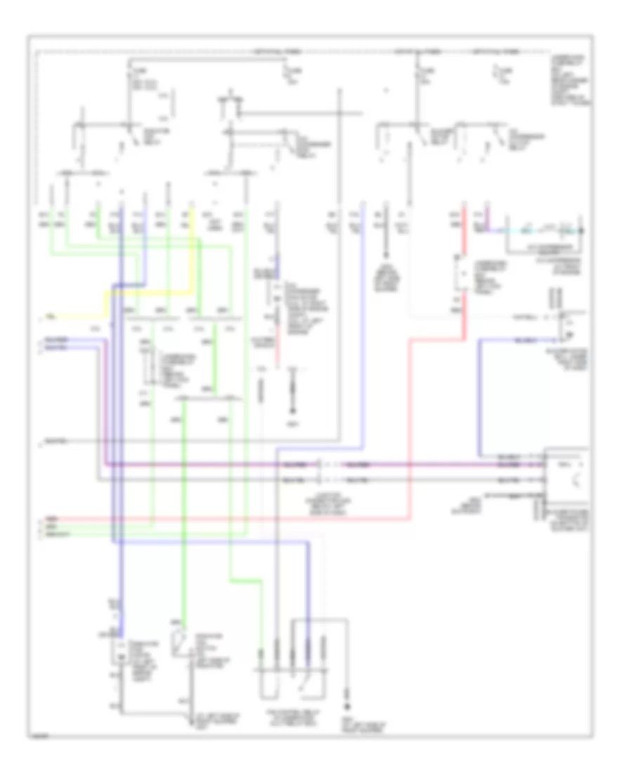 Automatic AC Wiring Diagram (3 of 3) for Honda Accord DX 2004