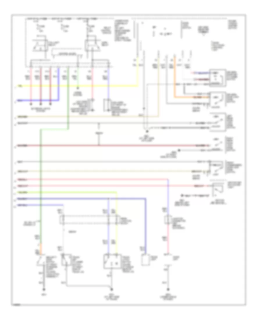 Forced Entry Wiring Diagram, Factory Installed (2 of 2) for Honda Accord DX 2004