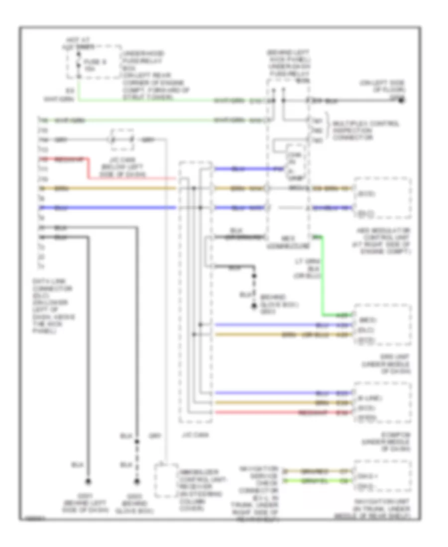 2 4L Data Link Connector Wiring Diagram for Honda Accord DX 2004