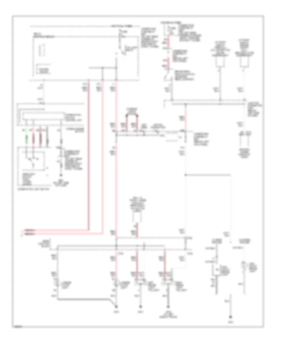Exterior Lamps Wiring Diagram, Coupe (2 of 2) for Honda Accord DX 2004