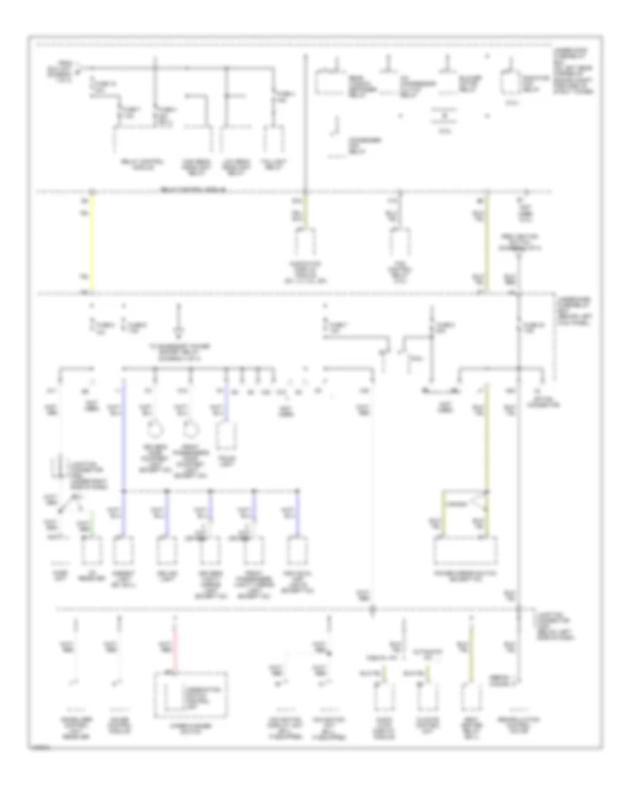 Power Distribution Wiring Diagram (3 of 4) for Honda Accord DX 2004