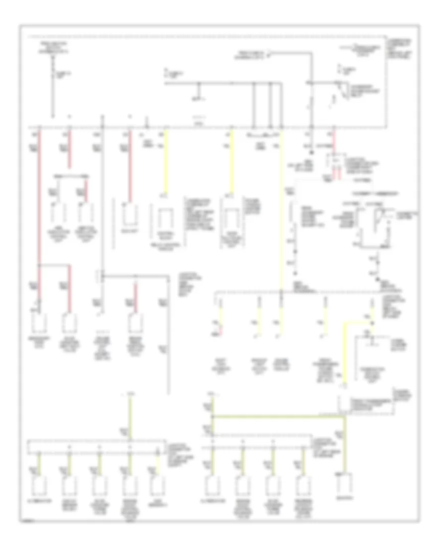 Power Distribution Wiring Diagram 4 of 4 for Honda Accord DX 2004