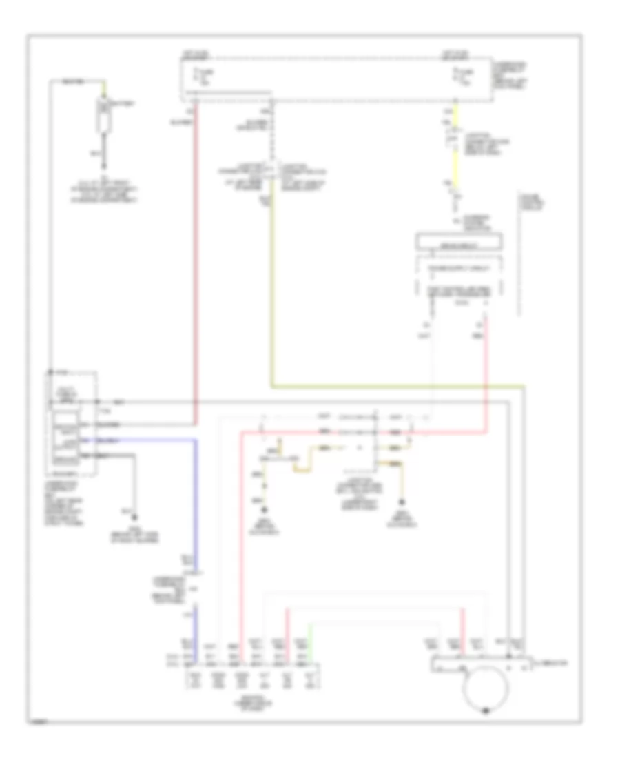 Charging Wiring Diagram Except Hybrid for Honda Accord DX 2004