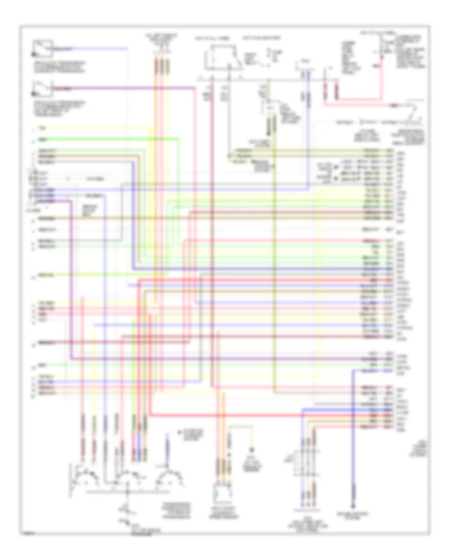 2.4L, Transmission Wiring Diagram (2 of 2) for Honda Accord DX 2004