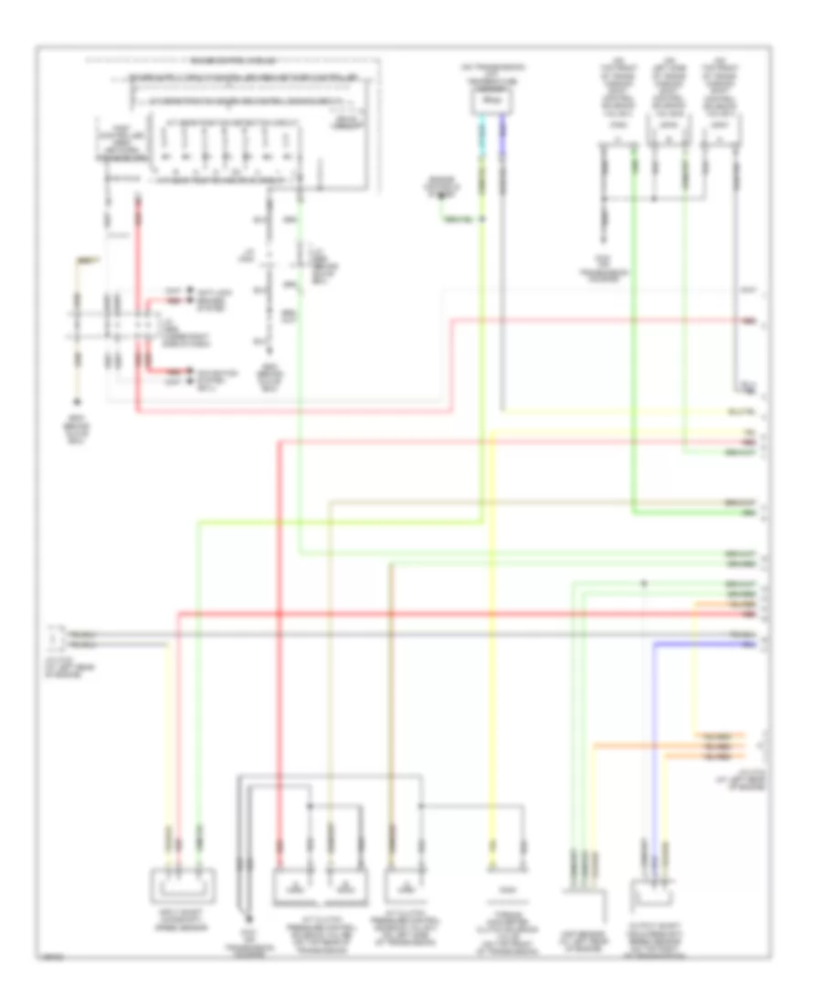 3.0L, Transmission Wiring Diagram (1 of 2) for Honda Accord DX 2004