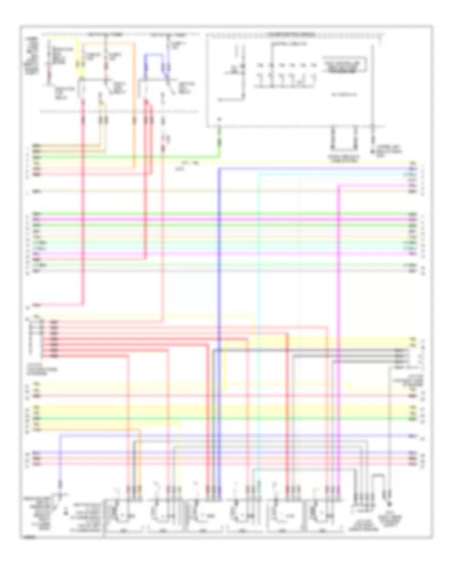 3.5L, Engine Performance Wiring Diagram (4 of 7) for Honda Odyssey LX 2014