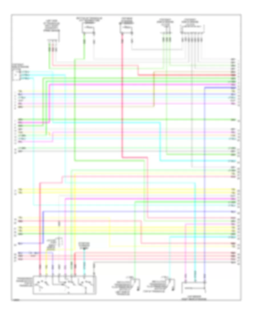 3.5L, Engine Performance Wiring Diagram (5 of 7) for Honda Odyssey LX 2014
