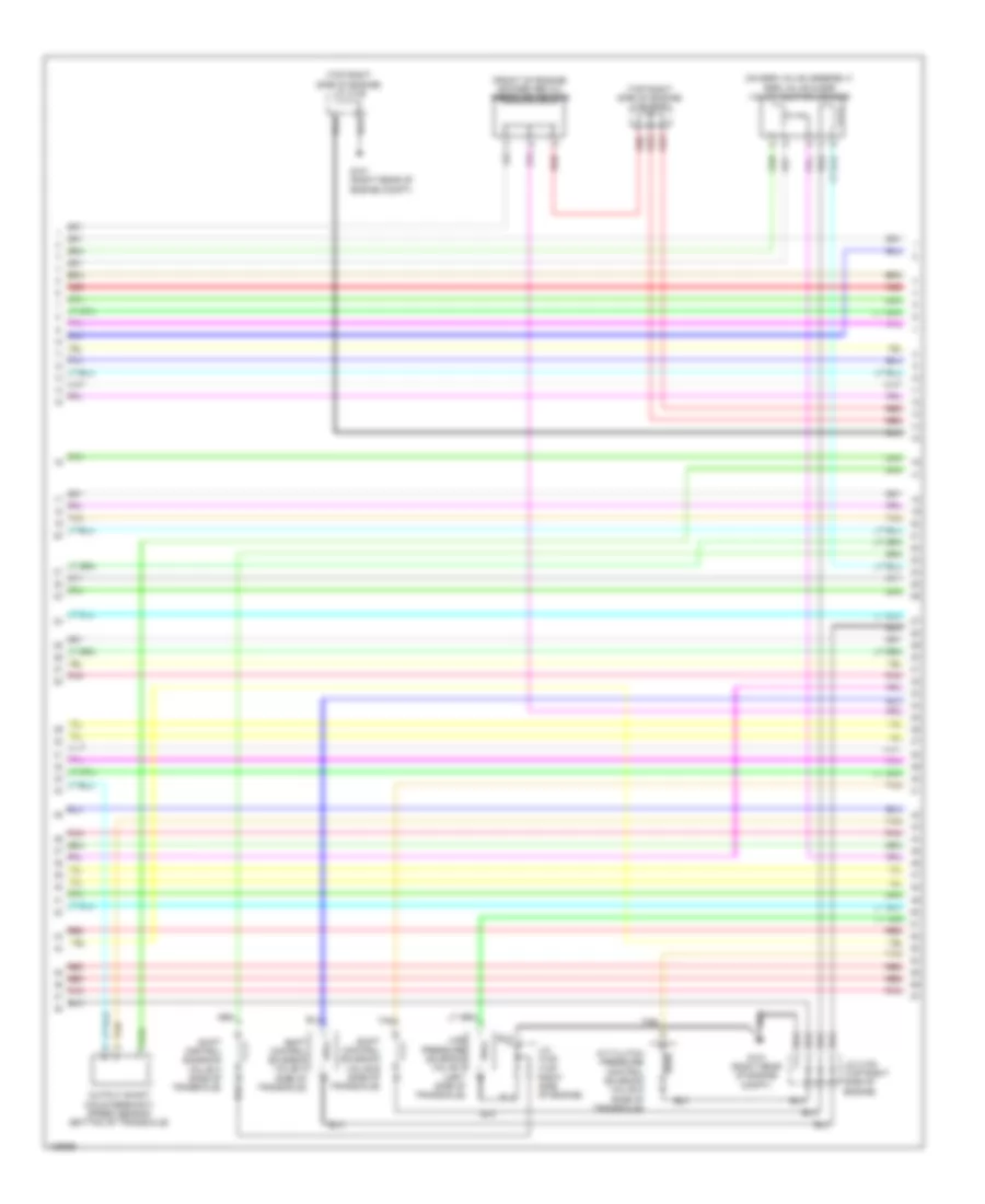 3.5L, Engine Performance Wiring Diagram (6 of 7) for Honda Odyssey LX 2014