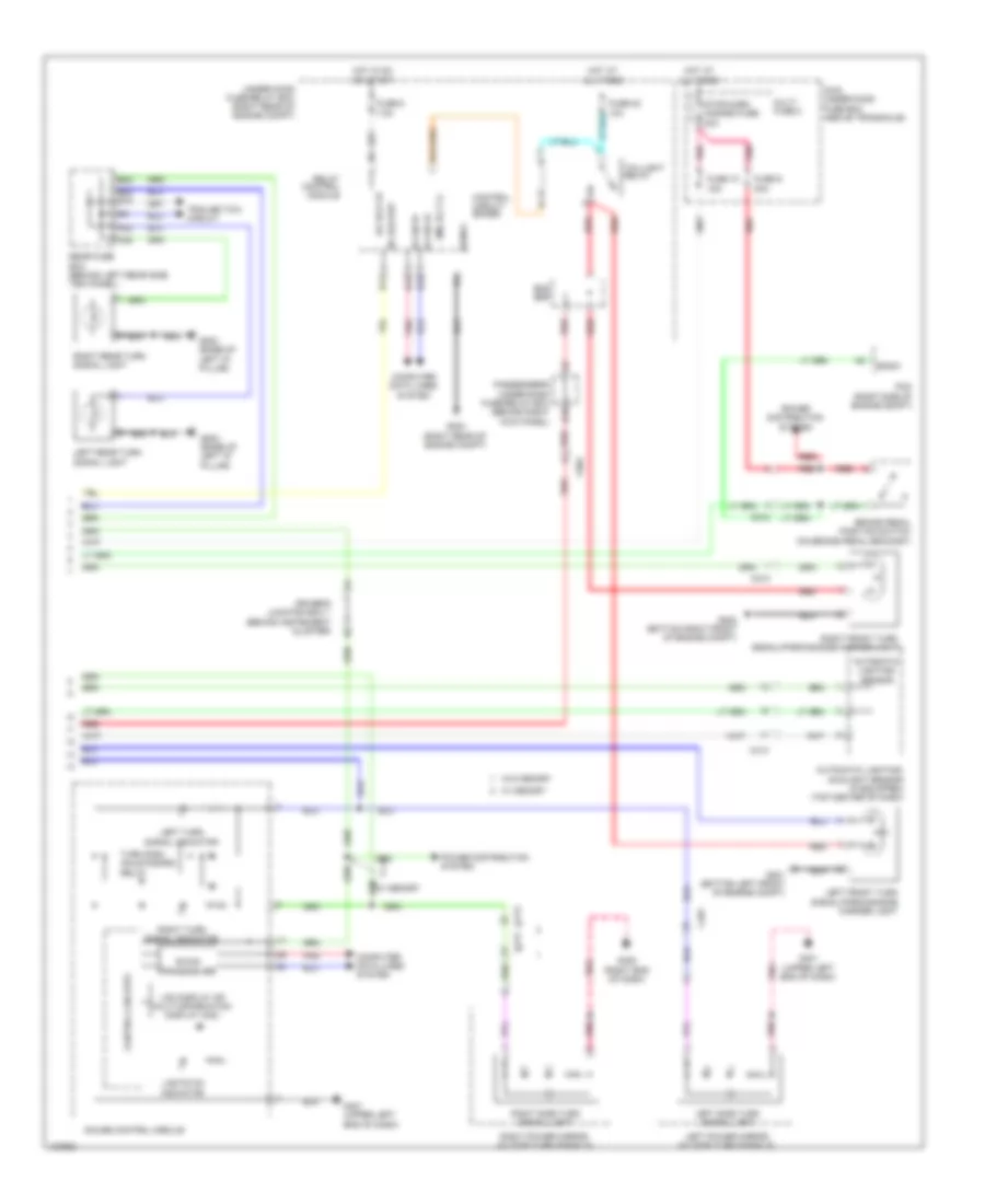 Exterior Lamps Wiring Diagram 2 of 2 for Honda Odyssey LX 2014