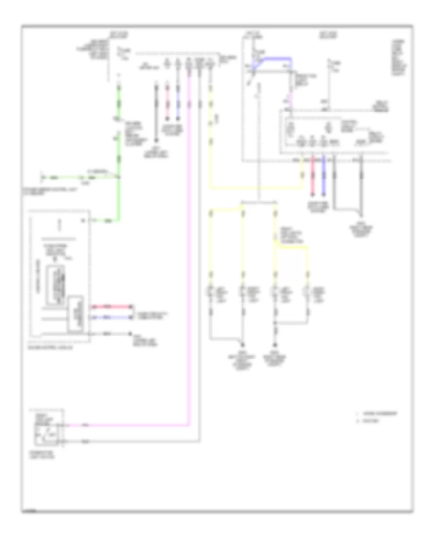 Fog Lamp Wiring Diagram for Honda Odyssey LX 2014