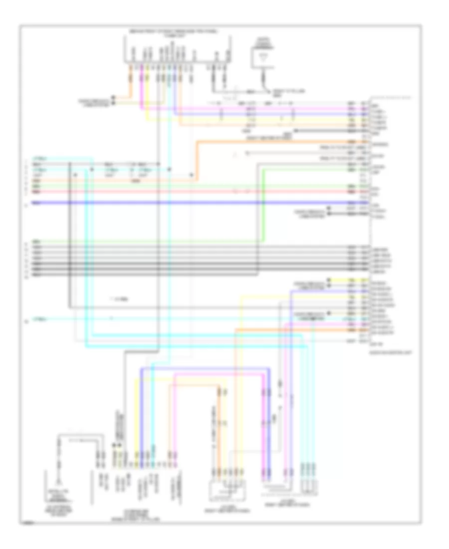 Navigation Wiring Diagram (7 of 7) for Honda Odyssey LX 2014