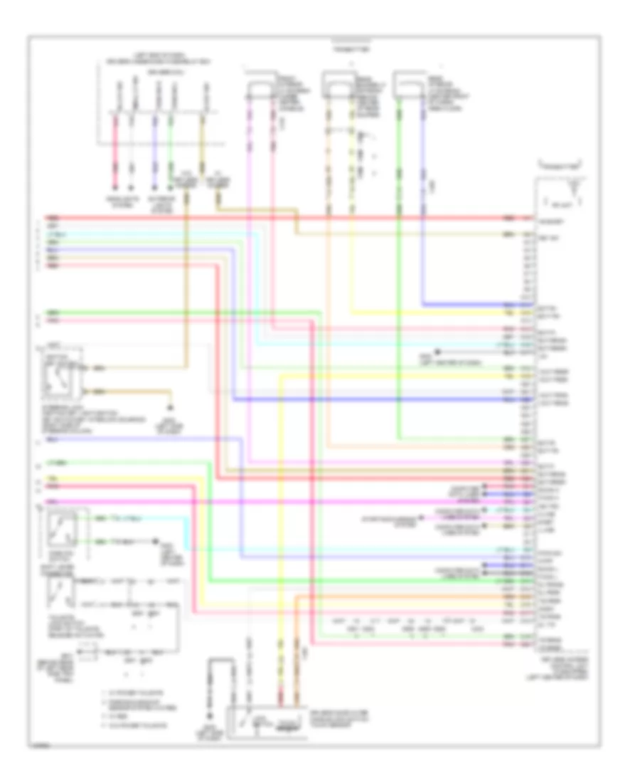 Power Door Locks Wiring Diagram (8 of 8) for Honda Odyssey LX 2014