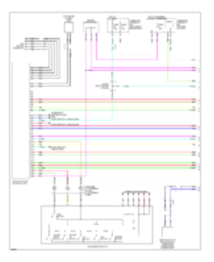 Navigation Wiring Diagram 1 of 5 for Honda Accord EX 2013
