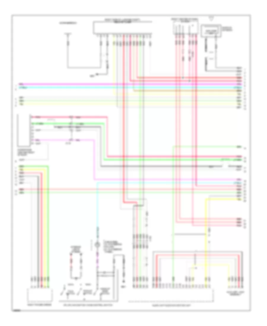 Navigation Wiring Diagram 4 of 5 for Honda Accord EX 2013