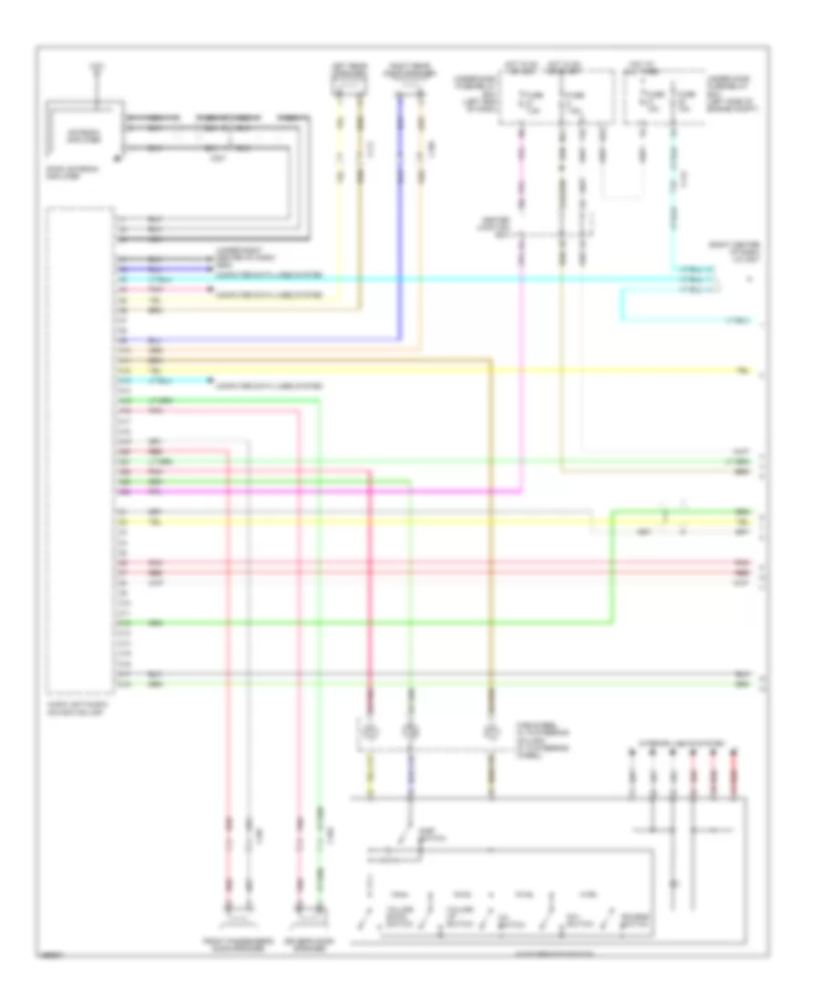 Base Radio Wiring Diagram 1 of 2 for Honda Accord EX 2013